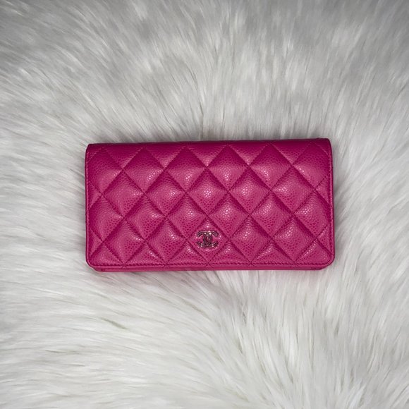 Chanel Quilted Lambskin Caviar Leather Wallet - Picture 4 of 16